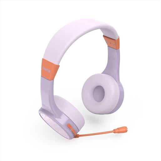 HEADPHONES WIRELESS HAMA Bluetooth "TEENS GUARD II", Orange/Purple, w/detachable microphone, 184183