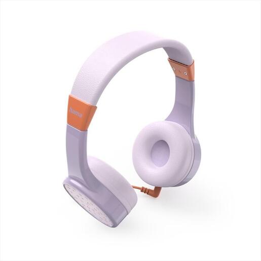 HEADPHONES WIRELESS HAMA Bluetooth "TEENS GUARD II", Orange/Purple, w/detachable microphone, 184183