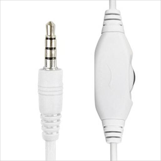 HEADPHONES GEMBIRD w/microphone 1x3.5mm White, MHS-03-WTRD