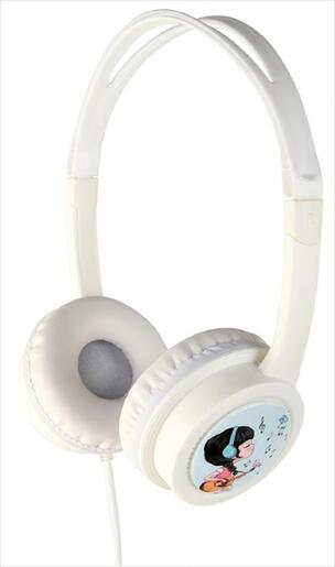 HEADPHONES GEMBIRD KIDS White, w/microphone 1x3.5mm jack, MHP-JR-W