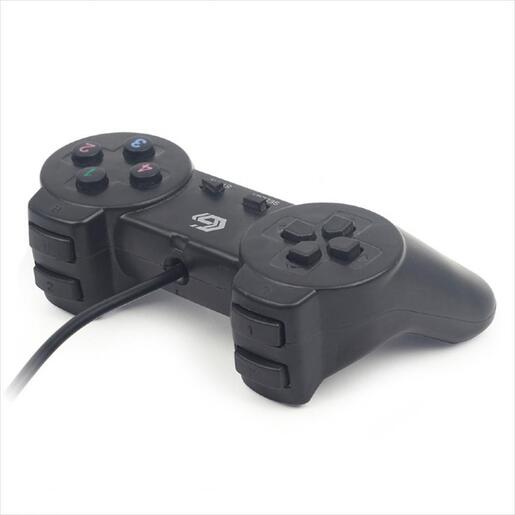 GAME PAD WIRED GEMBIRD USB (for PC), Black, JPD-UB-01