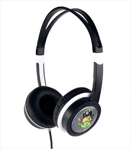 HEADPHONES GEMBIRD KIDS Black, w/microphone 1x3.5mm jack, MHP-JR-BK