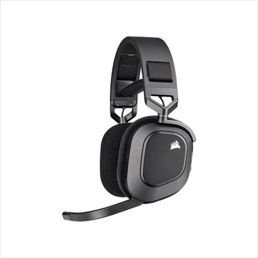 HEADPHONES CORSAIR Gaming-Headset HS80 Wireless RGB w/microphone, Carbon CA-9011235-EU