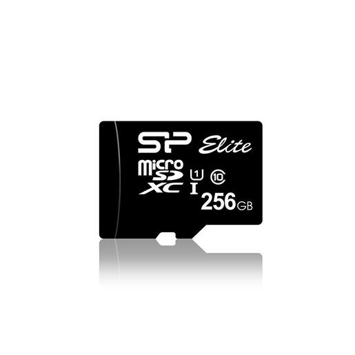 MEMORY CARD SILICON POWER MICRO-SD ELITE SDXC 256GB C10 w/adapter, SP256GBSTXBU1V10SP