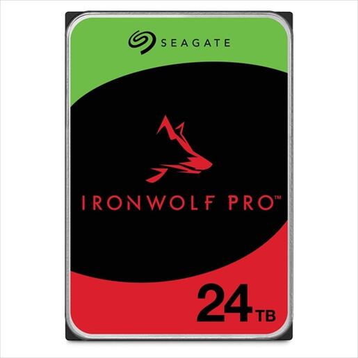 HDD 3,5" 24TB SEAGATE IronWolf PRO NAS 7200RPM 512MB SATAIII ST24000NT002
