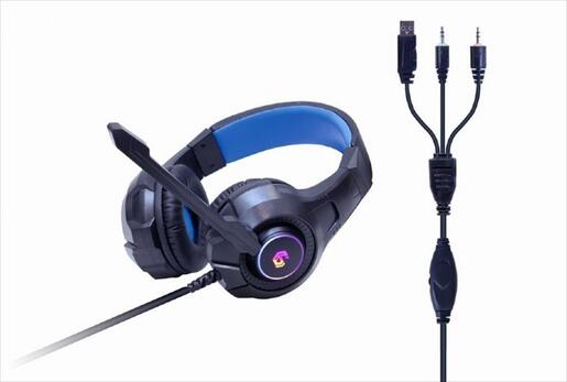 GAMING set GEMBIRD GHOST 4in1 Keyboard+Mouse+Headphones+Mousepad, GGS-UMGL4-02