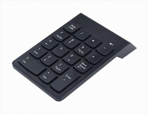 KEYPAD WIRELESS GEMBIRD w/18 BUTTONS BLACK, KPD-W-02
