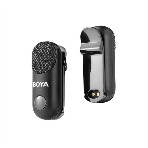 MICROPHONE WIRELESS SYSTEM BOYA LINK ALL IN ONE MAGIC-02, 2xMIC, USB-C, Lightning, Camera receiver, black