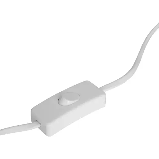 199-000677 Leyda ламба керамика бело-природна