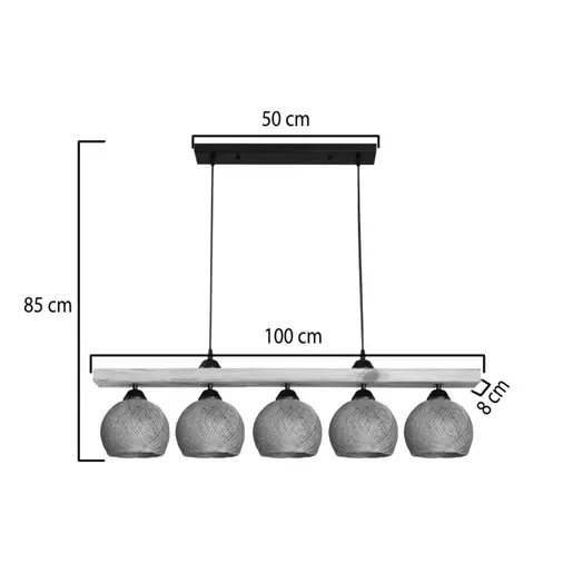 147-000197 Лустер Salote кафеава-природна