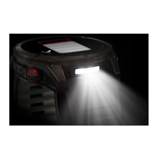 GARMIN Fenix 8 Pro – 51 mm, AMOLED, Sapphire, Carbon Gray DLC Titanium, Black/Pebble Gray Silicone Band, 010-03199-01