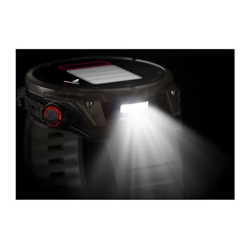 GARMIN Fenix 8 Pro – 51 mm, AMOLED, Sapphire, Titanium, Leather Band, 010-03199-40