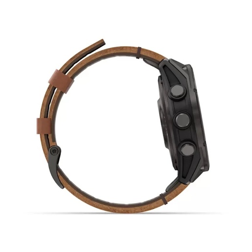 GARMIN Fenix 8 Pro – 47mm, 47 mm, AMOLED, Sapphire, Titanium, Leather Band, 010-03198-40