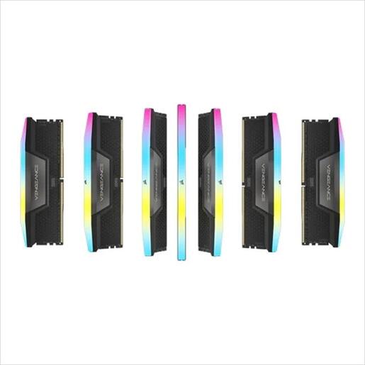 RAM DDR5 32GB (2x16GB) 6000MHz CL36 CORSAIR Vengeance RGB Grey, XMP, CMH32GX5M2E6000C36