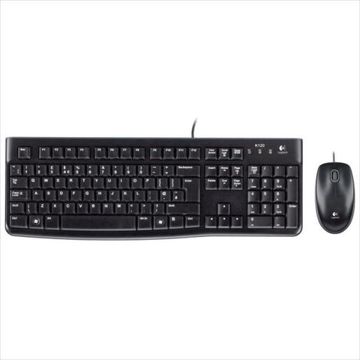 COMBO KEYBOARD AND MOUSE WIRED LOGITECH MK120 920-002563