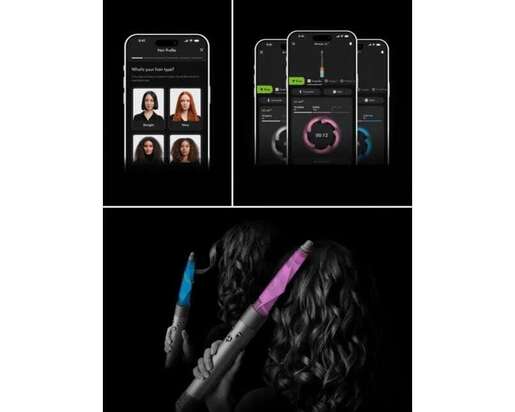 Dyson Airwrap i.d.multi-styler and dryer Straight+Wavy Prussian Ceramic Patina/Topaz Long Volumise (533598)