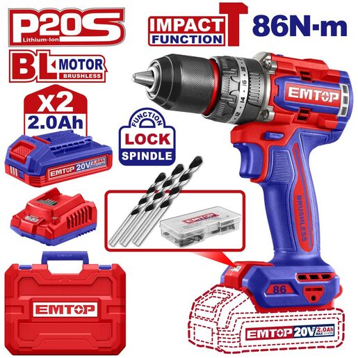 Emtop ECIDL208687 Батериски одвртувач