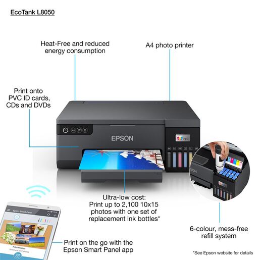 Epson INK EcoTank L8050 Photo