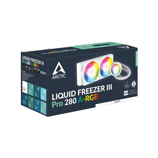 Arctic Liquid Freezer III Pro 280 A-RGB (W) водено ладење