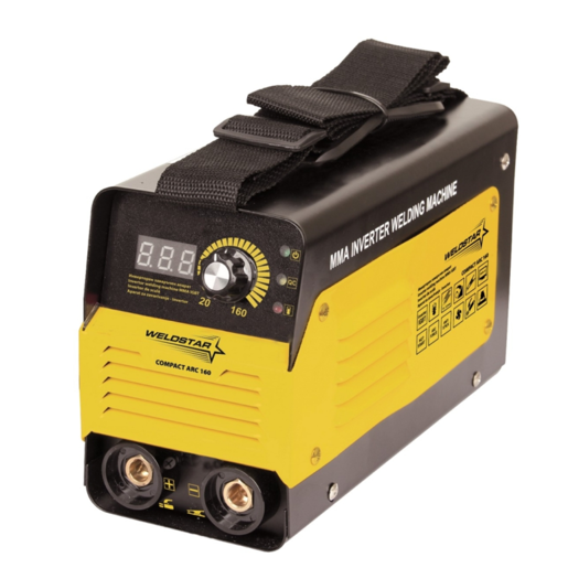 WELDSTAR COMPACT ARC 160 – Инвертер за заварување 5000W, 20–160A, Ø1.6–4.0 мм