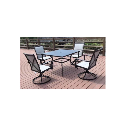 VERANO PREMIUM сет маса + 4 вртливи столици HY-002 (Мрежа)