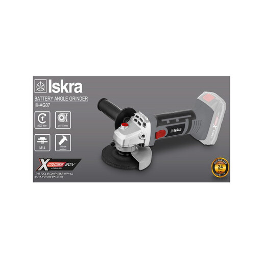 Iskra IX-AG07 X-cross Батериска аголна брусилка