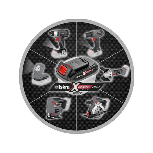 Iskra IX-AG07 X-cross Батериска аголна брусилка
