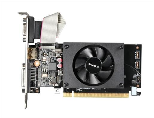 VGA GIGABYTE GT710 2GB GDDR3, HDMI, DVI, VGA,  GV-N710D3-2GL