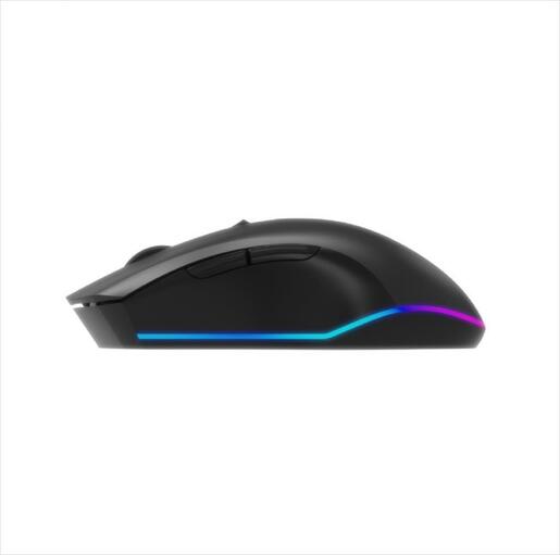MOUSE WIRELESS USB GEMBIRD Firebolt 6-button RGB Gaming Mouse 2.4Ghz+USB, Black, MUSGW-6BL-02