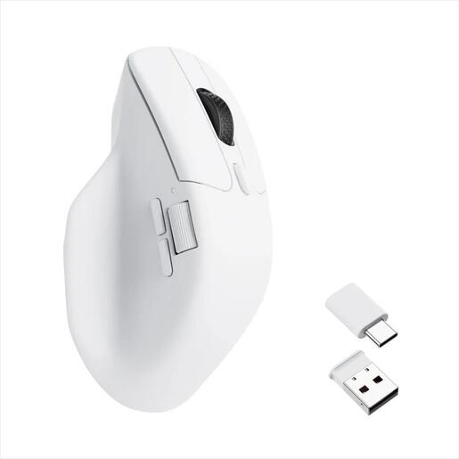 MOUSE WIRELESS USB KEYCHRON M6 WHITE, w/bluetooth, 26000 DPI, 1000Hz, M6-A3