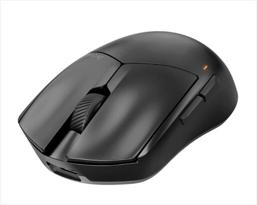 MOUSE WIRELESS USB BE QUIET! DARK PERK SYM (PixArt PAW3950 sensor), Symmetrical shape, 32000 DPI, 55 g, 8K polling rate, 2.4GHz, PTFE glide skates, Black, BM008