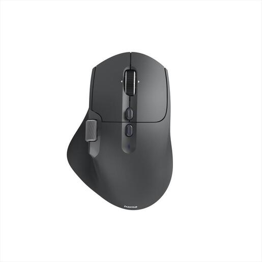 MOUSE WIRELESS USB HAMA WM-900 ERGONOMIC, w/Bluetooth Black, 173097