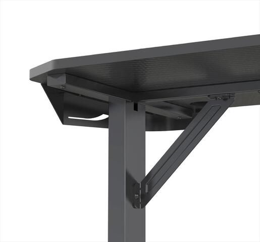 GAMING DESK RGB EG106 w/mousepad,  cup and headphones holder, up to 80kg, BlackGAMING DESK RGB EG106 w/height adjustment, w/mousepad,  cup and headphones holder, up to 80kg, Black