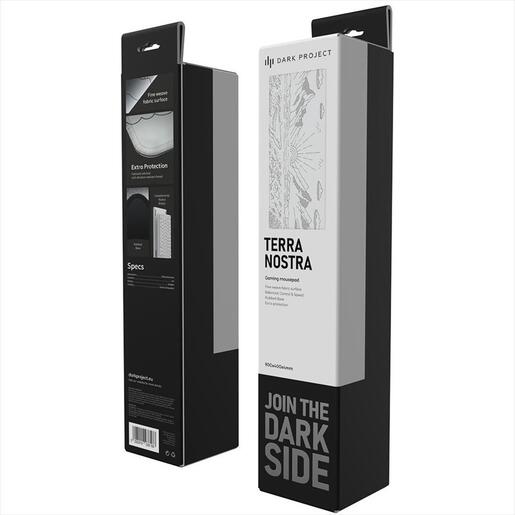 MOUSEPAD Dark Project Nostra White XL, 900 x 400 x 4, White