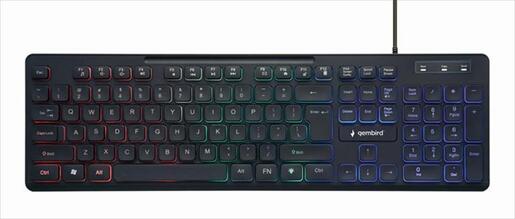 KEYBOARD WIRED USB GEMBIRD LED backlight, KB-UML-02