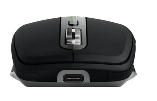 MOUSE WIRELESS LOGITECH MX Anywhere 3S for MAC w/Bluetooth Multi-device space grey, compatible with Bolt (not included), 910-006947