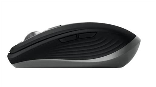 MOUSE WIRELESS LOGITECH MX Anywhere 3S for MAC w/Bluetooth Multi-device space grey, compatible with Bolt (not included), 910-006947