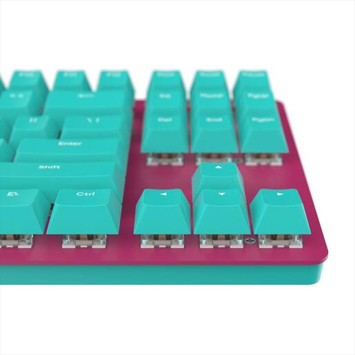 KEYBOARD MECHANICAL NUBI NK87 TKL ICE, G3ms Sapphire V2, USB-C, NK87-ICE-ANSI