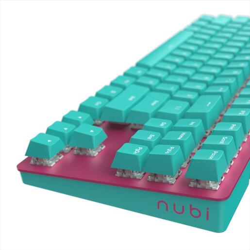 KEYBOARD MECHANICAL NUBI NK87 TKL ICE, G3ms Sapphire V2, USB-C, NK87-ICE-ANSI