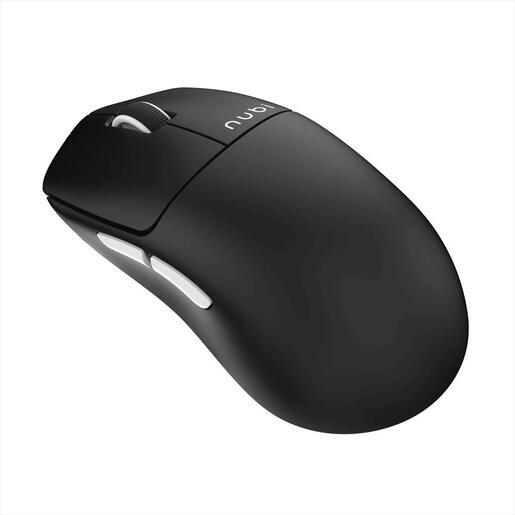 MOUSE WIRELESS NUBI NM1 SE, 2.4Ghz/BLUETOOTH/USB-C, 39g, 12000 DPI, 1000Hz, Black, NM1-SE-WL-BL