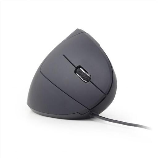 MOUSE WIRED GEMBIRD, ERGO, USB, 3200DPI, Black, MUS-ERGO-01