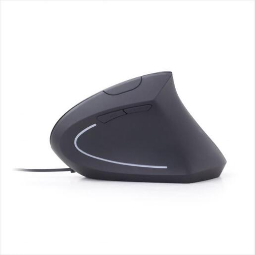 MOUSE WIRED GEMBIRD, ERGO, USB, 3200DPI, Black, MUS-ERGO-01