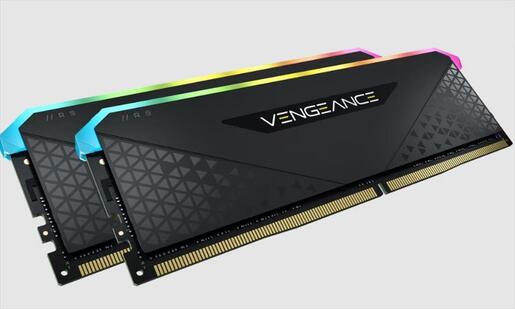RAM DDR4 16GB (2x8GB) 3200MHz CORSAIR Vengeance RGB RS Black ,CMG16GX4M2E3200C16