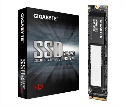 SSD M.2 512GB GIGABYTE, NVMe,  1.900/1.200MB/, G3NVME512G