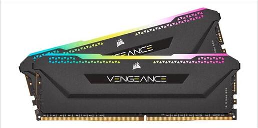 RAM DDR4 16GB (2x8GB) 3200MHz CORSAIR Vengeance RGB PRO SL, CMH16GX4M2E3200C16