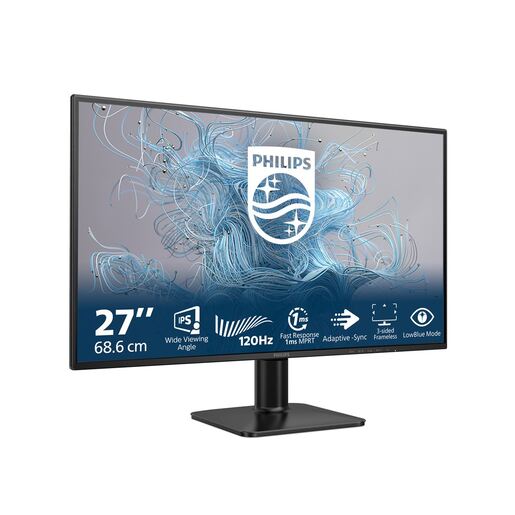 Philips 27" 27E2N1110/00, 27'' 16:9 IPS 120Hz 1920x1080 D-SUB x 1 HDMI x 1x 1.4
