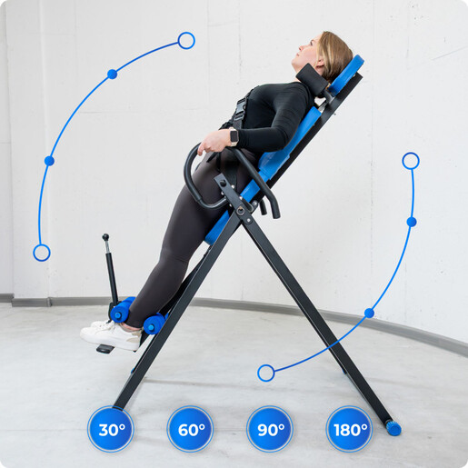 THUNDER BAGGY гравитациска инверзна клупа – до 150 kg, за висина 145–190 cm