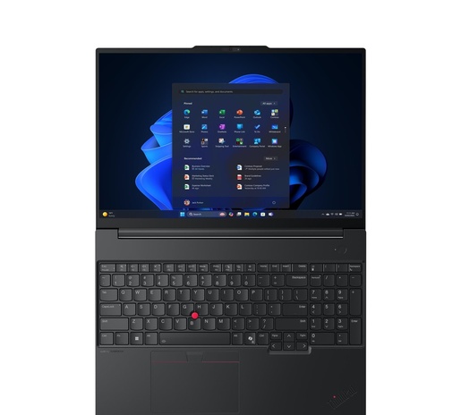 Lenovo ThinkPad E16 Gen 3, 21ST004LSC, 16" WUXGA IPS, AMD Ryzen 5 220, 16GB RAM, 512GB PCIe NVMe SSD, AMD Radeon 740M Graphics, Windows 11 Pro, лаптоп