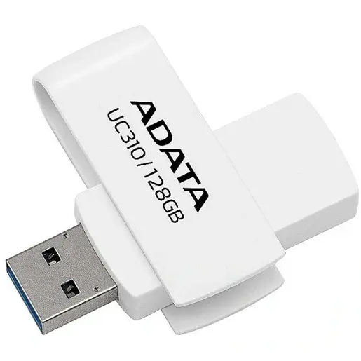 AData USB флеш 128 GB 3.2 UC310-128G-RWH бел