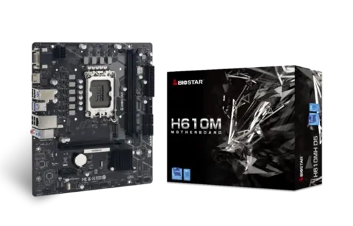 Biostar 1700 H610MH D5 VGA/HDMI M.2 матична плоча